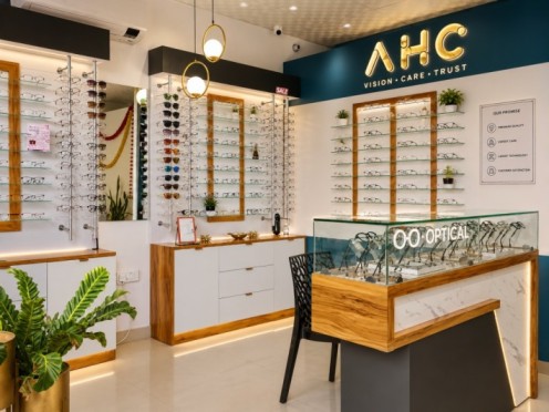 Optical Store with Frames and Lenses at Eye Care Hospital in Sitapur Road, Lucknow
